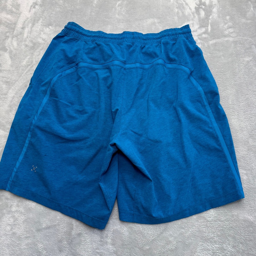 Lululemon Shorts Men L Blue Pace Breaker Linerless Athletic Gym Running Training - Picture 3 of 13